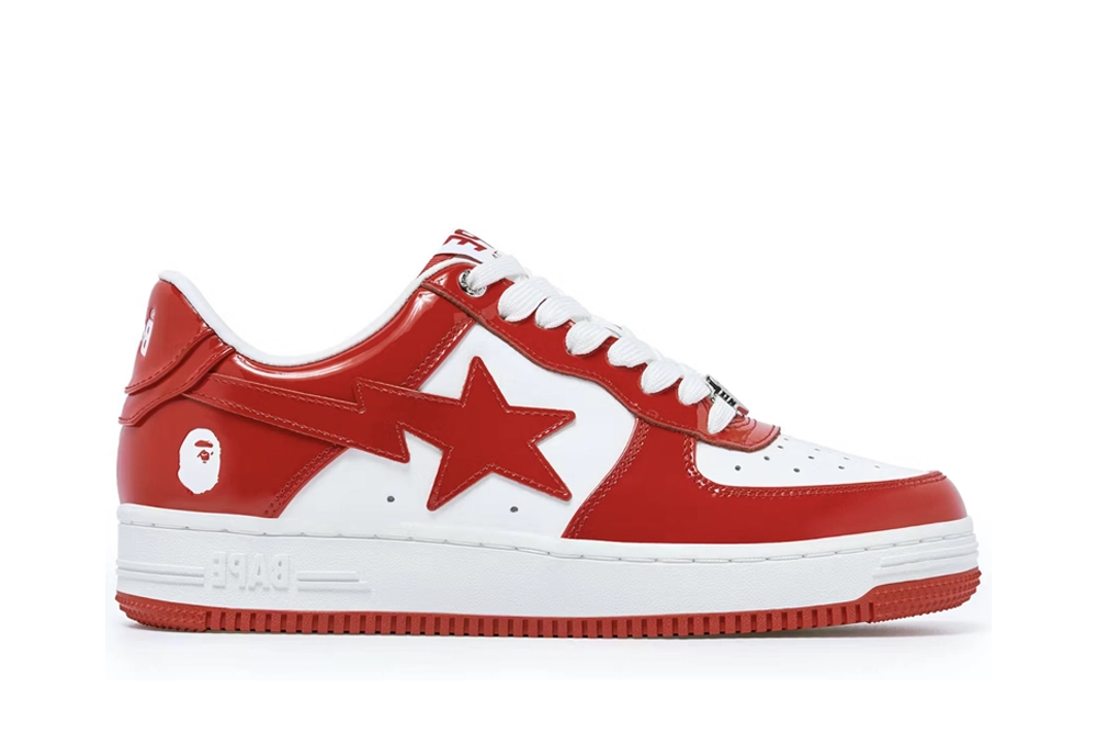 A-Bathing-Ape-Bape-Sta-Patent-Leather-Wh